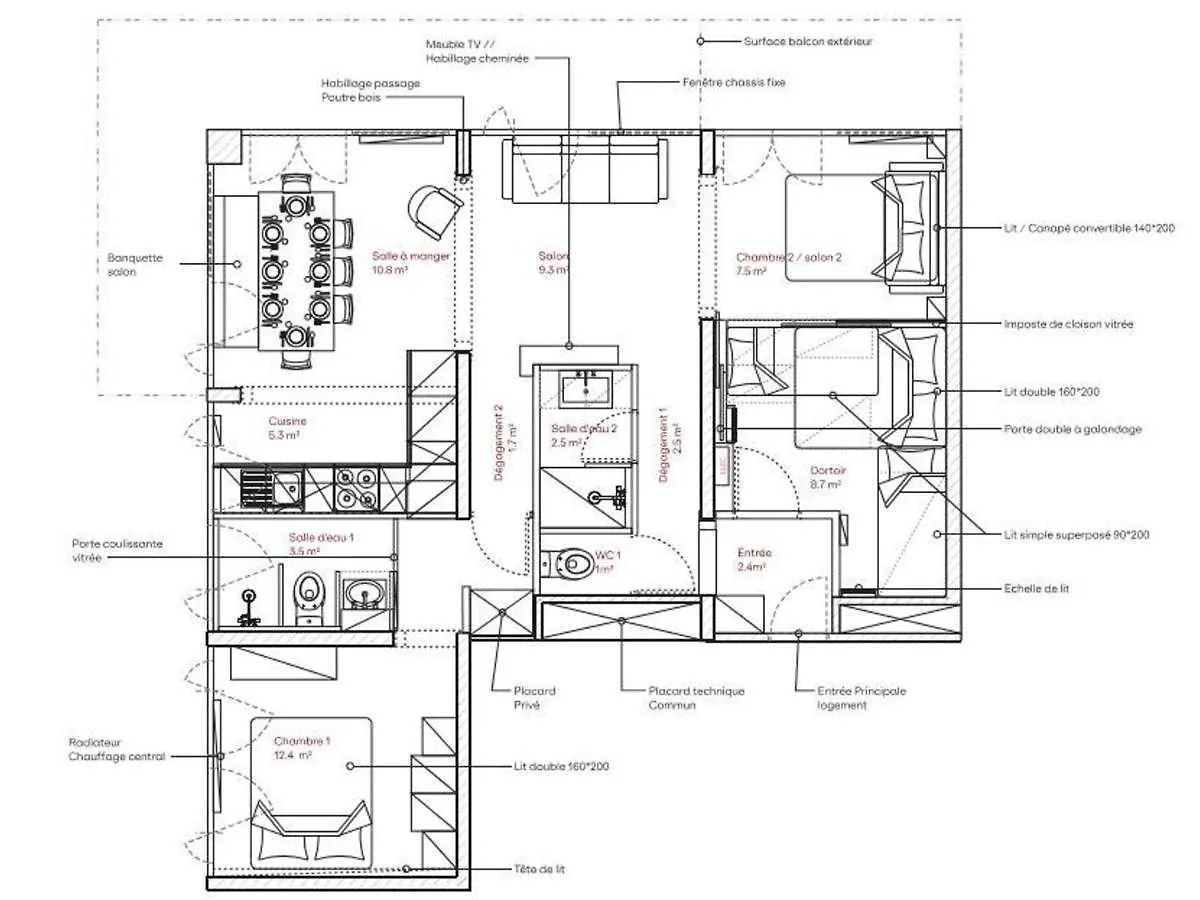 Magnifique Appartement Renove Avec Balcon Et Wifi A Plagne Centre - Fr-1-455-169 La Plagne France